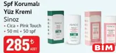 SİNOZ SPF KORUMALI YÜZ KREMİ 50 ML 50 SPF SİNOZ SPF KORUMALI YÜZ KREMİ 50 ML 50 SPF